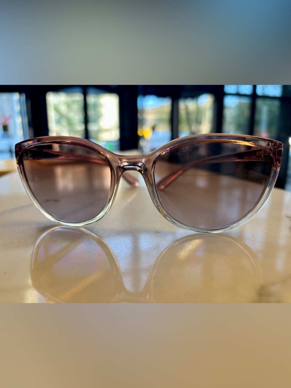 Ray-Ban Women's Gradient Pink Sunglasses
